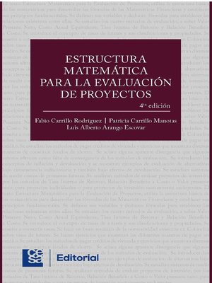 cover image of Estructura matemática para la evaluación de proyectos 4a edición